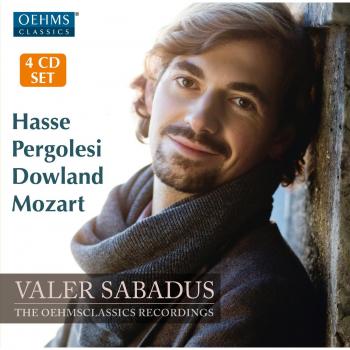 Valer Sabadus: Classical Recordings of Hasse, Pergolesi, Dowland, and Mozart