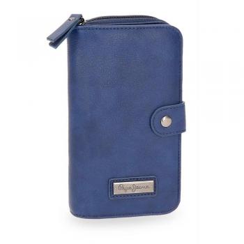 Pepe Jeans Croc Monedero, 16 cm, 0.56 Litros, Azul