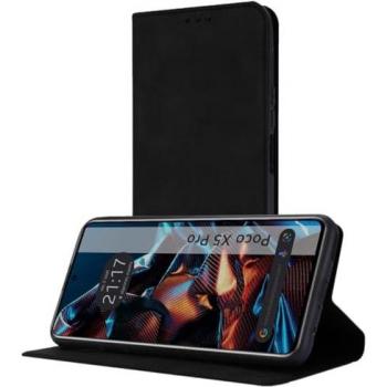 Funda Polipiel con Tarjetero para Xiaomi POCO X5 Pro 5G - Negra