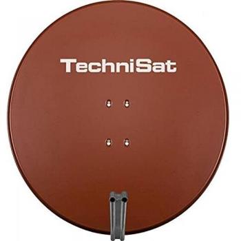 Antena Parabólica Satélite TechniSat SATMAN 850 Plus, Diámetro 85cm, Color Rojo, con Soporte AZ/EL