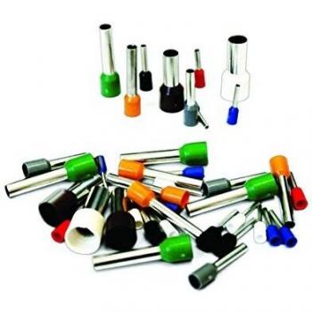 Pack de 100 uds Punteras aisladas para crimpar de Color Naranja 10 mm Electro Dh 31.607/4/10 8430552125296