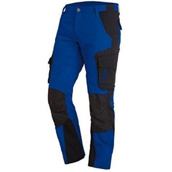 Pantalón de trabajo FHB Florian Talla 48 Azul Rey/Negro