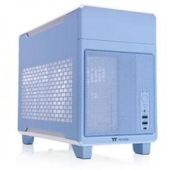 Caja Mini Tower Thermaltake TR100 Azul Hortensia Super Compacta Mini-ITX con USB 3.2 y 3.0