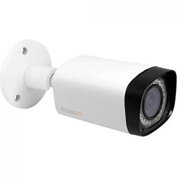Cámara Bala Adicional Technaxx para Kit de Seguridad Pro FullHD 1080p TX-50 y TX-51 para Uso en Interiores y Exteriores - Monitor en Tiempo Real, detección de Movimiento, visión Nocturna, Impermeable