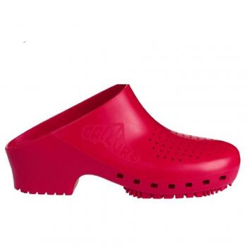 Calzuro S - Zuecos Calzuro con agujeros y plantilla desmontable Rojo Size: 37/38 EU