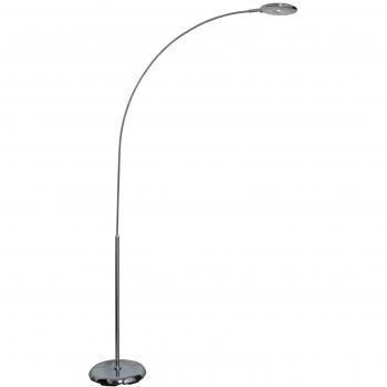 Lámpara de Pie LED Decorativa Modelo Giraffa en Níquel Satinado