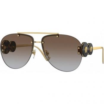 Women's Versace Ve2250 148889 Pilot Gold Sunglasses