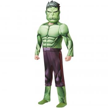 Rubie's 640839S Marvel Avengers Hulk Deluxe Child Costume, Boys, 3-4 Years