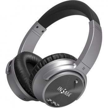 Auriculares Bluetooth ANC con cancelación activa de ruido, micrófono y bajos profundos para PC y teléfonos móviles