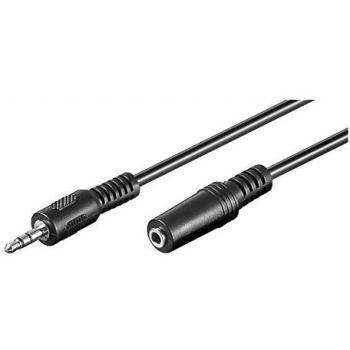 EWENT Cable alargador estéreo jack 3,5 mm de 5,0 m