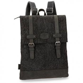 Pepe Jeans Horse Mochila Tipo Casual, 40 cm, 7.2 litros, Negro