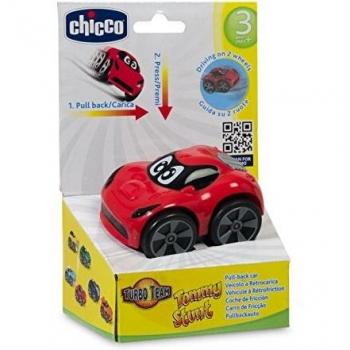 Chicco - Coche Turbo Touch Stunt Car, Tommy Race, Color Rojo