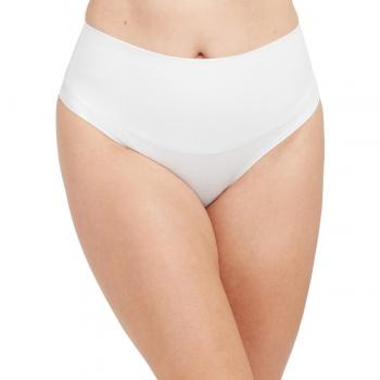 Spanx - Tanga moldeador de algodón de compresión suave