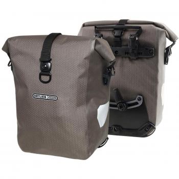 Ortlieb Gravel Pack Pannier Bags - Dark Sand, 29 Litre Pair, QL2.1 System