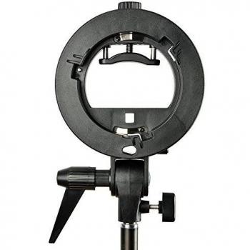 Godox Pro Multifuncional S-Type Soporte Bowens Mount Holder para Speedlite Flash Snoot Softbox