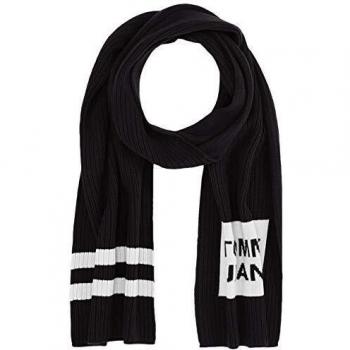 Tommy Hilfiger Tjm Warm Logo Scarf Bufanda , Negro