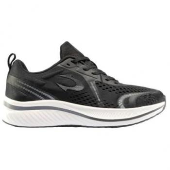 Zapatillas Running John Smith Rilas Negro para Hombre, características: diseño ligero, suela de goma antideslizante, plantilla acolchada, malla transpirable, ideal para entrenamiento y uso diario