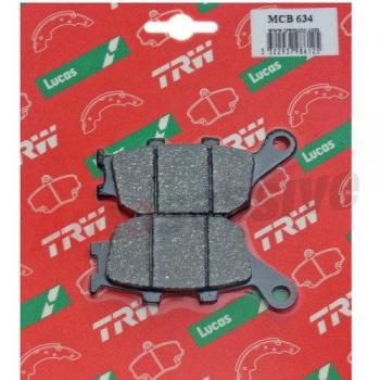 Almohadilla de freno TRW Lucas MCB634 - Juego de pastillas de freno con alta capacidad de frenado, resistencia al desgaste, diseño optimizado para una instalación fácil y eficiente, compatible con múltiples modelos de vehículos