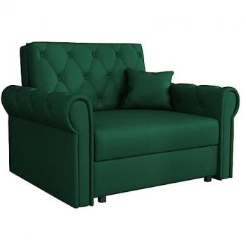 Sillón Columbus 200 con tapiz Kronos 19, patas de metal, dimensiones 116 x 85 x 98 cm, función de sofá cama y espacio de almacenamiento