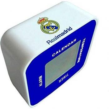 Seva Import Real Madrid Despertador, Unisex Adulto, Blanco/Azul, Talla única