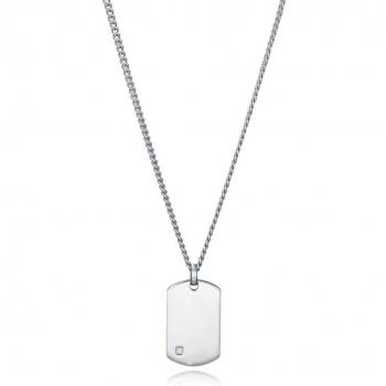 Collar Viceroy Magnum 6485C01000 con Placa Colgante y Diamante - Edición Especial Pepe Barroso