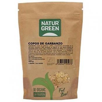 NATURGREEN Copos DE GARBANZO Bio 225 G, Estándar, Único