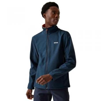 Cortavientos de montaña Regatta Cera V Softshell para hombre, repelente al agua, color azul marino, talla 3XL
