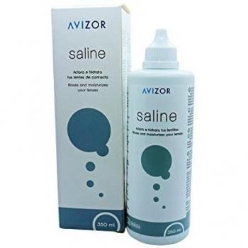 Avizor Solución Salina 350 ml - Limpia las Lentes de Contacto