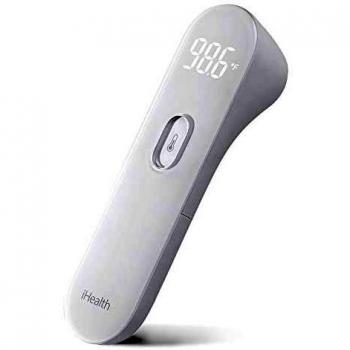 iHealth No-Touch Forehead Thermometer, Digital Infrared Thermometer for Adults and Kids, Touchless Baby Thermometer with 3 Ultra-sensitive Sensors