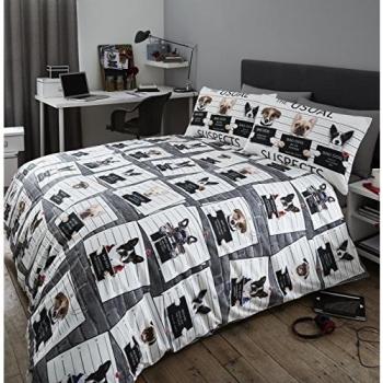 Nineteen 11 Usual Suspects Juego de cama con funda nórdica + funda de almohada, multicolor , Varios Colores, suelto