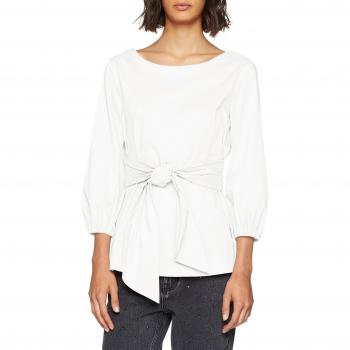 Vila Clothes Visoffy 3/4 Top/PB, Camiseta sin Mangas para Mujer, Blanco