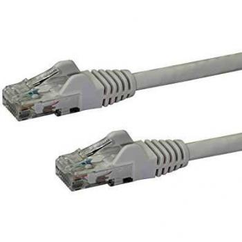 Cable de Red Cat6 UTP Snagless Ethernet 0,5m Blanco RJ45