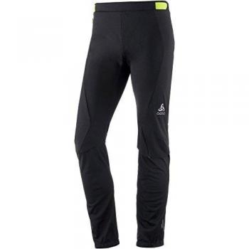 Odlo ' Pantalones de esquí Aeolus Windstopper® Pants, schwarz/gelb