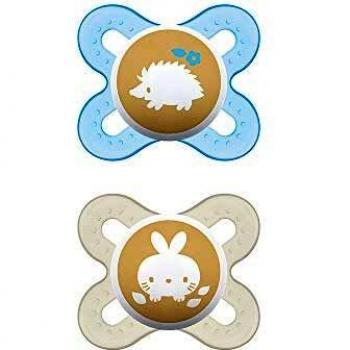 MAM Start Silicone Pacifier 0-2 Months Blue Pack of 2