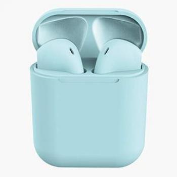 Auriculares Bluetooth Klack Inpods 12 Azul, compatibles con iPhone, Samsung y Huawei, universales