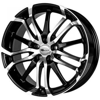 Llanta de Aluminio Brock B26 8.5Jx19 ET35 5x114.3 Pulido Negro Brillante