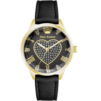 Juicy Couture Women's Quartz Watch JC1300GPBK (Ø 35mm) - Gold/Black