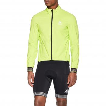 Odlo Tyfoon Chaqueta Ciclismo Hombre, Hombre, Color Acid Lime, tamaño FR : L