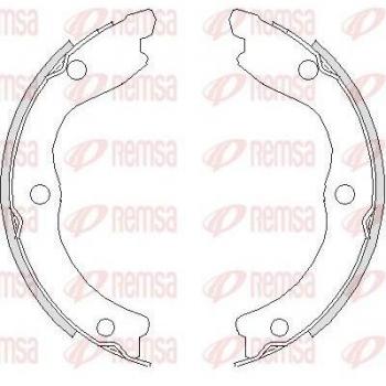 Kit de zapatas de freno REMSA para frenos de tambor 4736.00