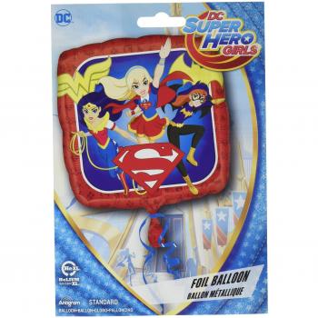 Amscan International 3322301 DC Super Hero Girls Globo de lámina estándar