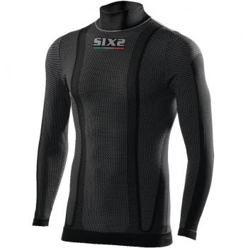 SIXS - TS2W - Camiseta invernales - cuello alto interior - Unisex - Negro