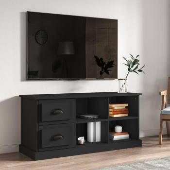Soporte para TV negro de madera multicapa 102x35,5x47,5 cm