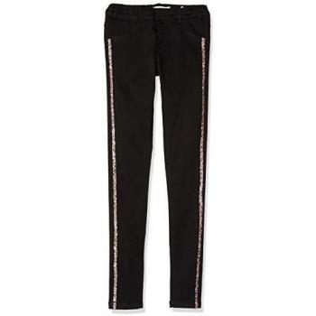 NAME IT Nkfpolly Twibatinna Legging W Tape BS Pantalones, Negro