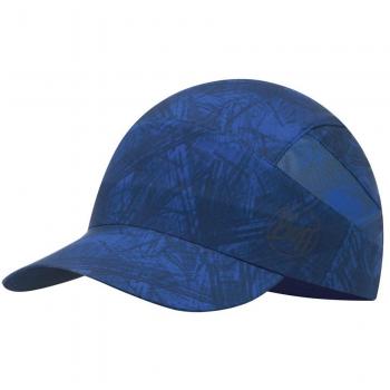 BUFF® Pack Trek Cap Boina - para Hombre Azul Buff Cap, Schirmmütze mit Extragroßem Schild, extrafein, 98% UV-Schutz, Dunkelblau, One Size Talla única
