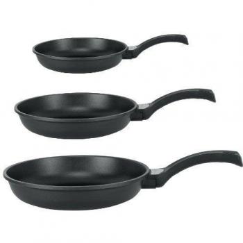 Pensofal Suprema Set, Aluminio Fundido, Baquelita, Acero Inoxidable, Negro, 3 Unidades