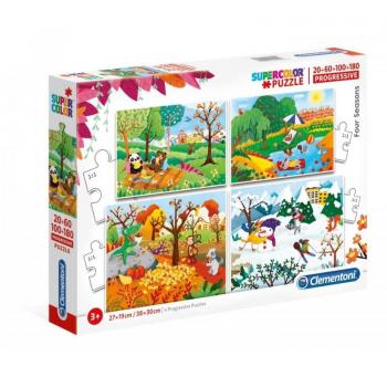 Puzzle Las Cuatro Estaciones 20+60+100+180 piezas