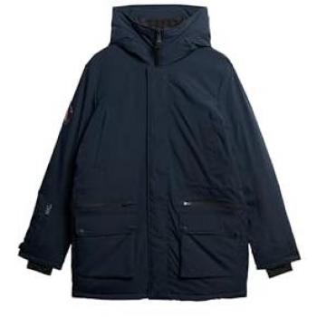 Parka Acolchada para Hombre Superdry City en Azul Marino, Tamaño M, Sostenible y Casual