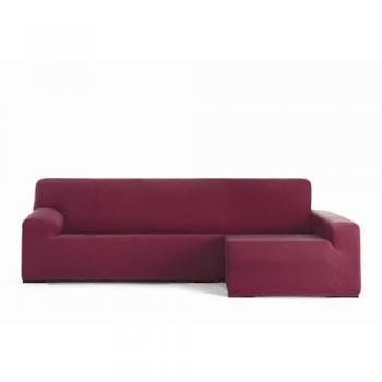 Funda para chaise longue de brazo largo derecho Eysa BRONX Burdeos 170 x 110 x 310 cm