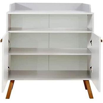 Cambiador Mats Blanco, Capacidad hasta 15 kg, Dimensiones 96x105x78 cm, Incluye Tapa de Cambio