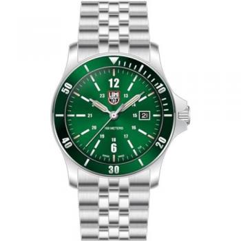 Luminox XS.0917 Men's Sport Diver Watch 42mm Green/Silver 10ATM